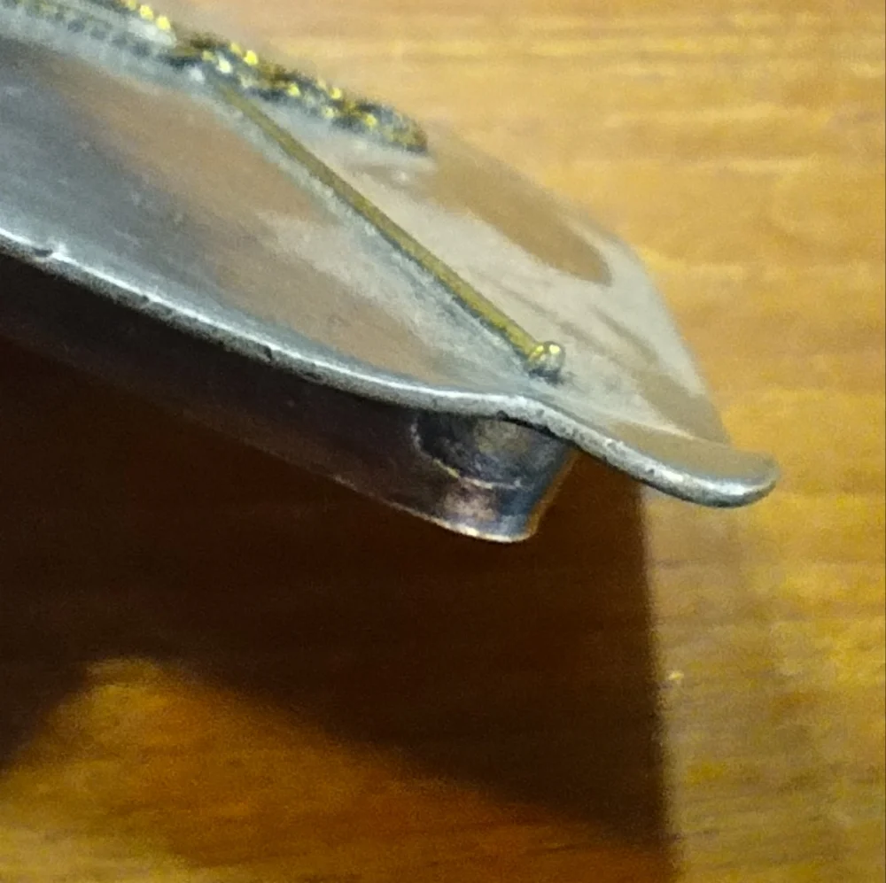 Vintage Simpson, Hall & Miller Co. Quadruple Silver Plated Pin Box, Trin… - Picture 9 of 10